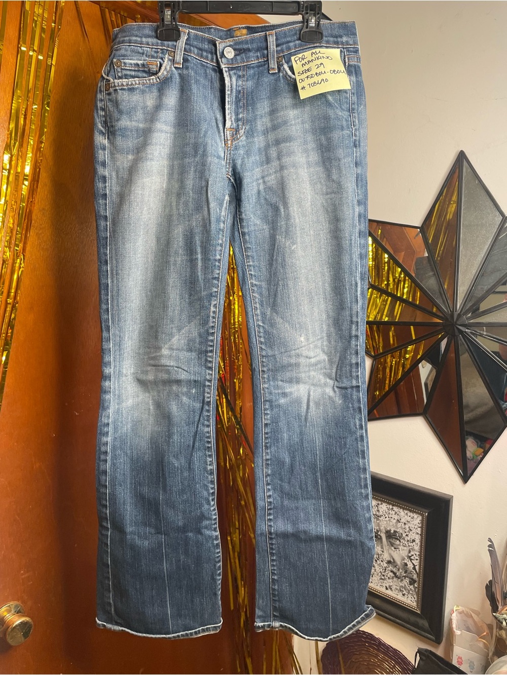 7 for all Mankind Denim Jeans - Classic Straight Fit